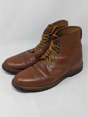 Pilgrim Service Boot Size US 11 Mens Dark Brown Tan Daimite Sole Made England